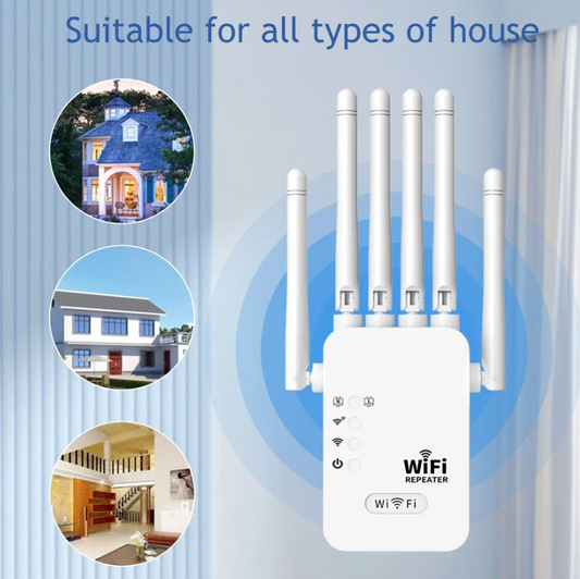 6 Antenna WiFi Network Repeater Gadget Accessories, WI-FI Router accessorise, Computer Accessories