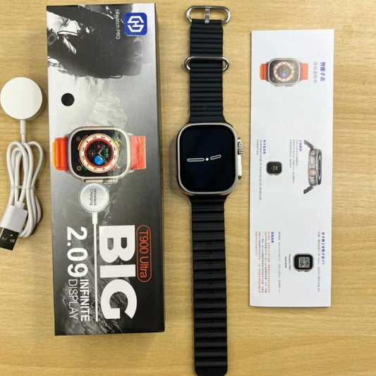 T900 Ultra Smart Watch - 2.02 IPS Wireless Charging